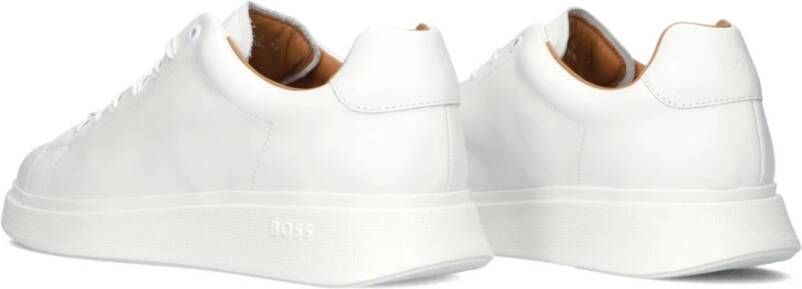 Hugo Boss Witte Lage Top Sneakers Bulton Runn White Heren