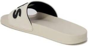 Hugo Boss Witte Polyurethaan Sandaal Heren Slippers White Heren