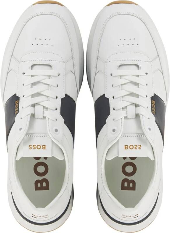 Hugo Boss Zwart en Wit Sneakers White Heren