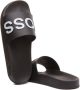 Hugo Boss Band Slippers Collectie Lente Zomer Black Heren - Thumbnail 12