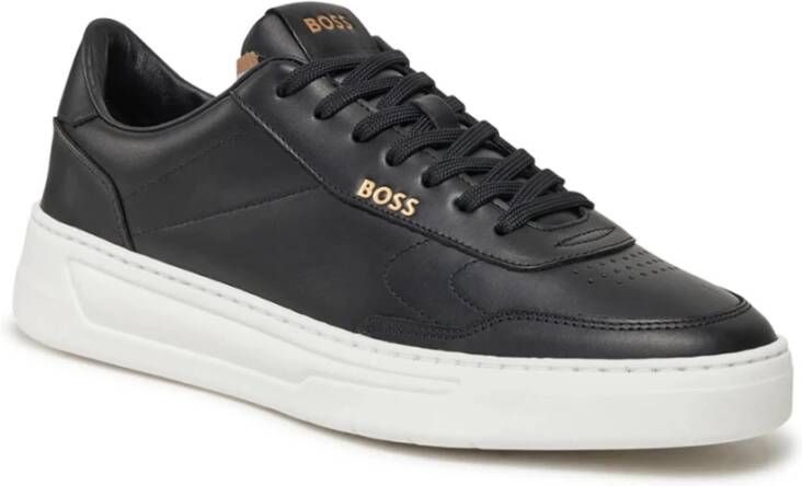 Hugo Boss Zwarte Sneakers voor Mannen Black Heren