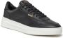 Boss Zwarte Leren Sneakers Baltimore Stijl Black Heren - Thumbnail 6