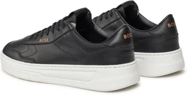 Hugo Boss Zwarte Sneakers voor Mannen Black Heren