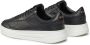 Boss Zwarte Leren Sneakers Baltimore Stijl Black Heren - Thumbnail 7