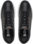 Boss Zwarte Leren Sneakers Baltimore Stijl Black Heren - Thumbnail 8