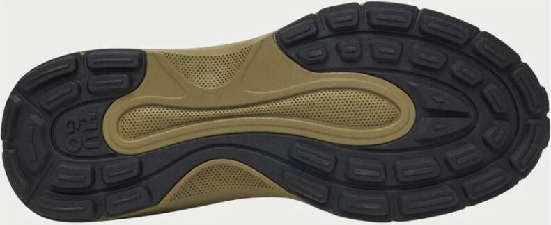 Hugo Groene Herensneakers met Zijlabel
