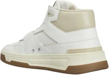 Hugo Klassieke Leren Sneakers Wit Heren
