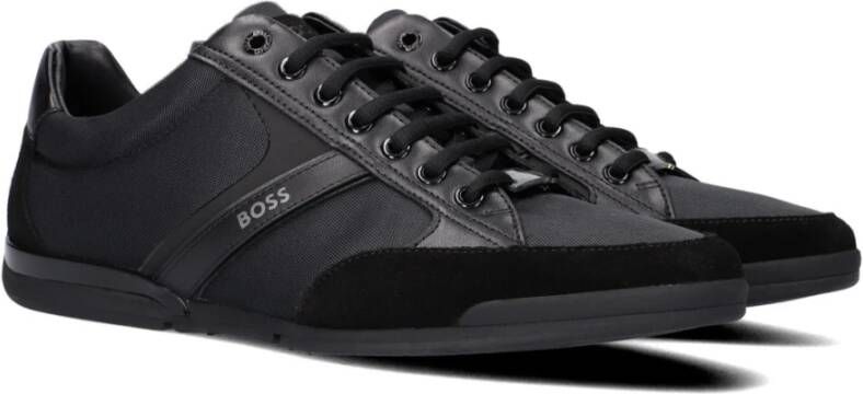 Hugo Lage Saturn Sneakers met Suède Details
