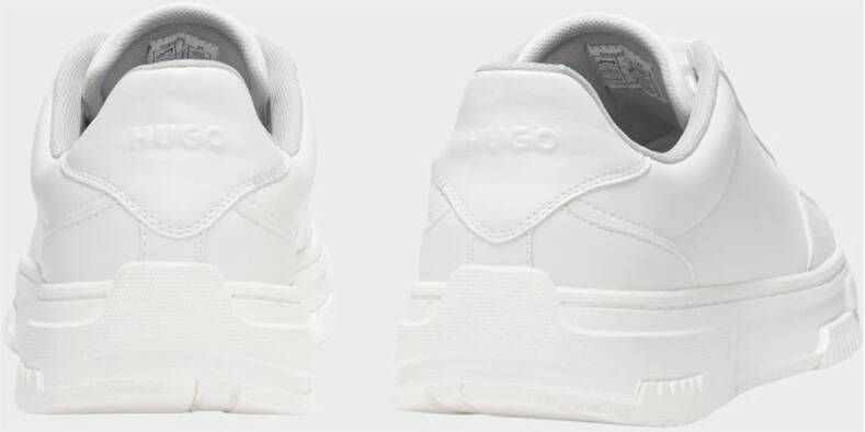 Hugo Sportieve Witte Sneakers Rode Lijn
