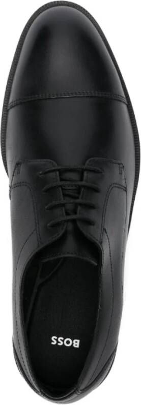 Hugo Zwarte Derby-stijl Veterschoenen