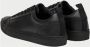 Hugo Zwarte Leren Lage Sneakers - Thumbnail 3