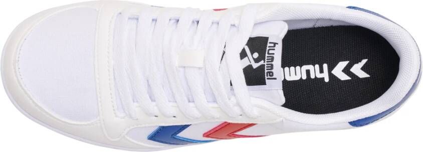 Hummel Trainers stadil light canvas Wit Heren