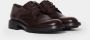 Hundred100 Bruine leren derby schoenen Aw23 Brown Dames - Thumbnail 2