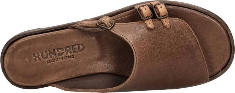 Hundred100 Sandalen Bruin