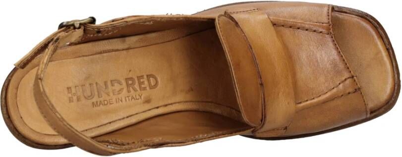 Hundred100 Sandalen Bruin