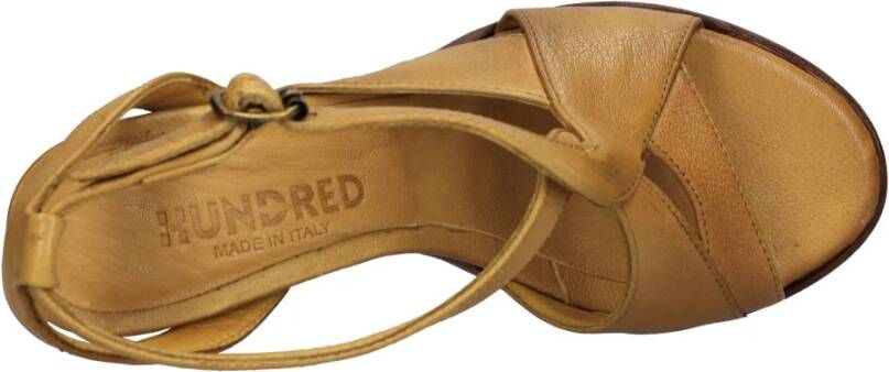 Hundred100 Sandalen Geel