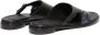 Hundred100 Stijlvolle Zwarte Leren Sandalen Black Dames - Thumbnail 3