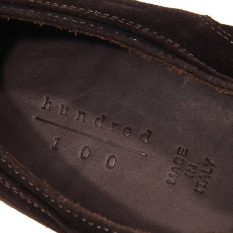 Hundred100 Vintage-effect suède schoen Made in Italy