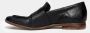 Hundred100 Zwarte leren Loafer Mocassins - Thumbnail 2