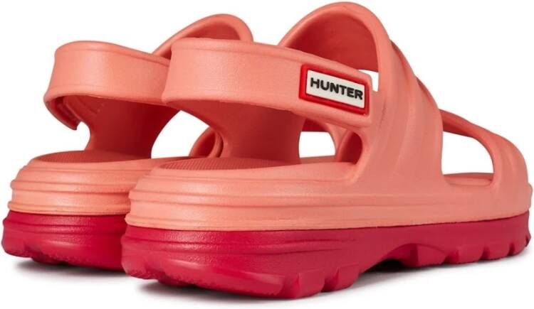 Hunter Bloom algen schuim sandalen Roze Dames