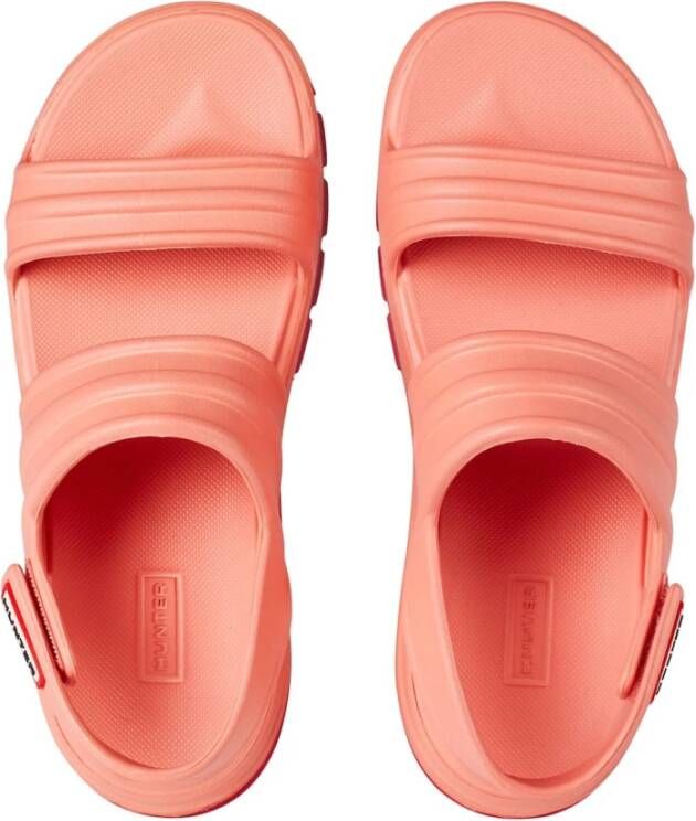 Hunter Bloom algen schuim sandalen Roze Dames