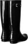 Hunter Boots & laarzen Womens Original Tall Gloss Boot Black in zwart - Thumbnail 10
