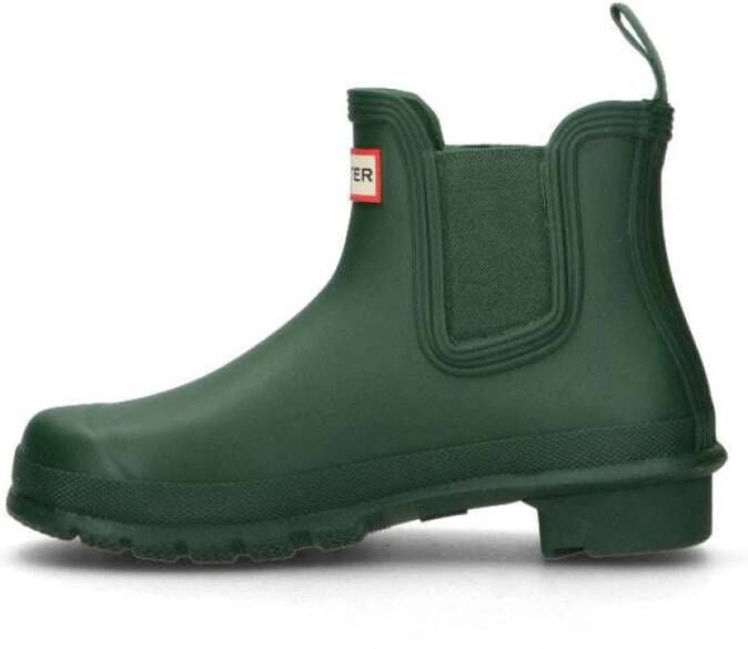 Hunter Klassieke Chelsea Boot Green Dames