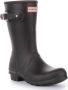Hunter Boots Women's Original Short Hunter Backstrap Boot Rubberlaarzen grijs - Thumbnail 6