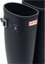 Hunter Boots Women's Original Tall Rubberlaarzen zwart blauw - Thumbnail 9