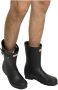 Hunter Matte Afwerking Rubberen Regenlaarzen Black Heren - Thumbnail 9