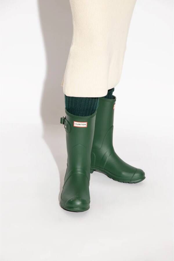 Hunter Original Short regenlaarzen Groen Dames