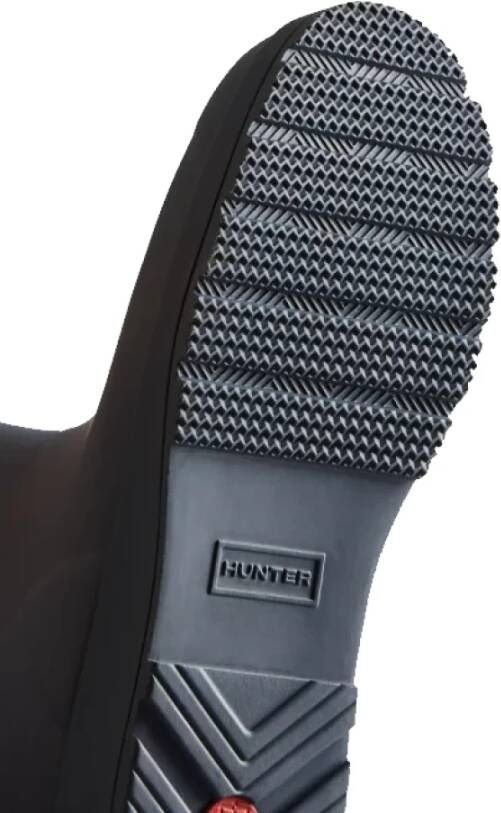 Hunter Play Tall Wellington Laarzen Blauw-36