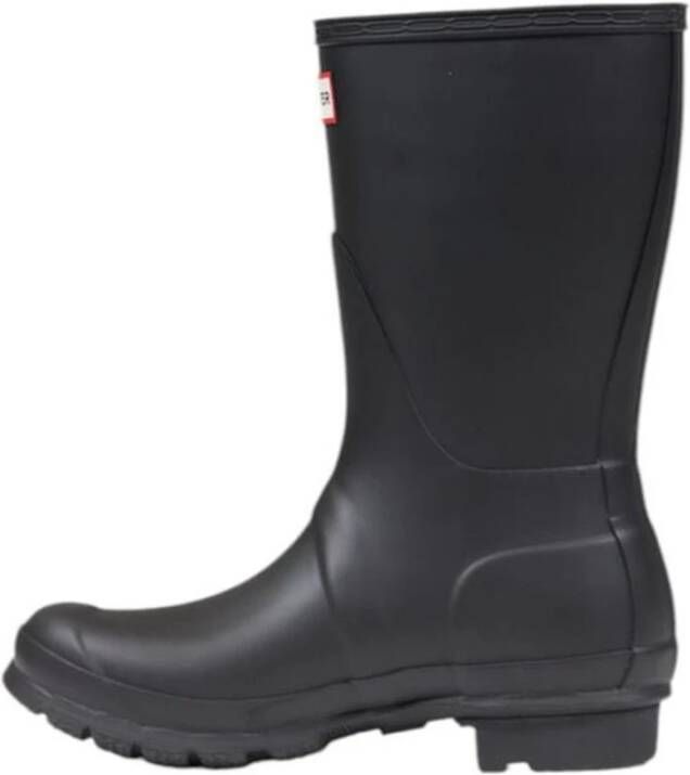 Hunter Polyester Enkellaars Black Dames
