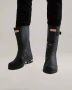 Hunter Zwarte Rubber Enkellaarzen voor Vrouwen Black Dames - Thumbnail 14