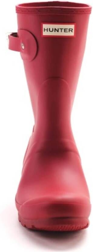 Hunter Stijlvolle Waterdichte Regenlaarzen Red Dames