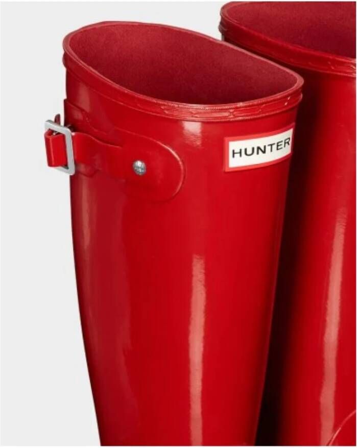 Hunter Stijlvolle Waterdichte Regenlaarzen Red Dames