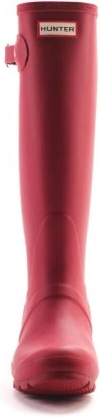 Hunter Waterdichte Dames Regenlaarzen Red Dames