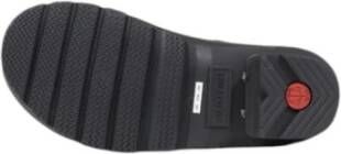 Hunter Zwarte Polyester Chelsea Laarzen