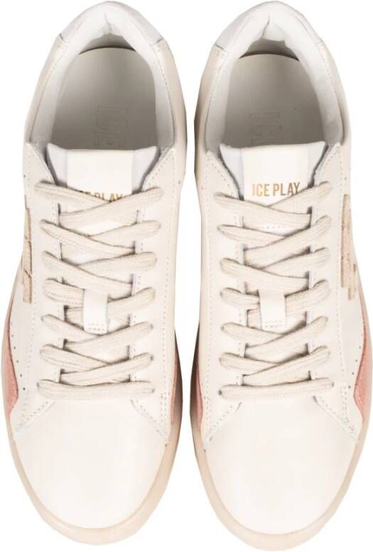 ICE Play Klassieke Veterschoenen Beige Dames