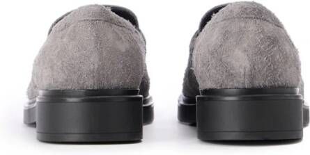 Iceberg Suède loafers met chunky zool Gray Heren
