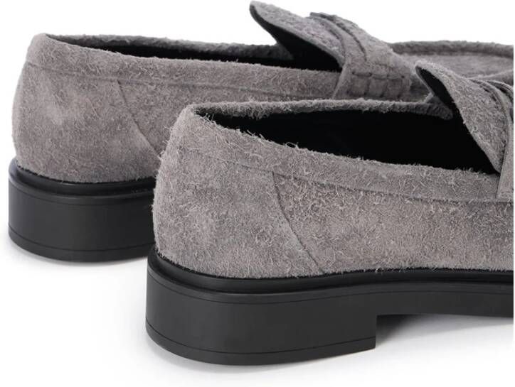 Iceberg Suède loafers met chunky zool Gray Heren