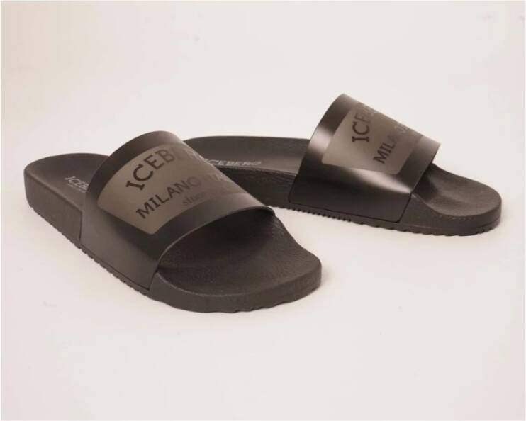 Iceberg Fume slippers zwart Black Heren