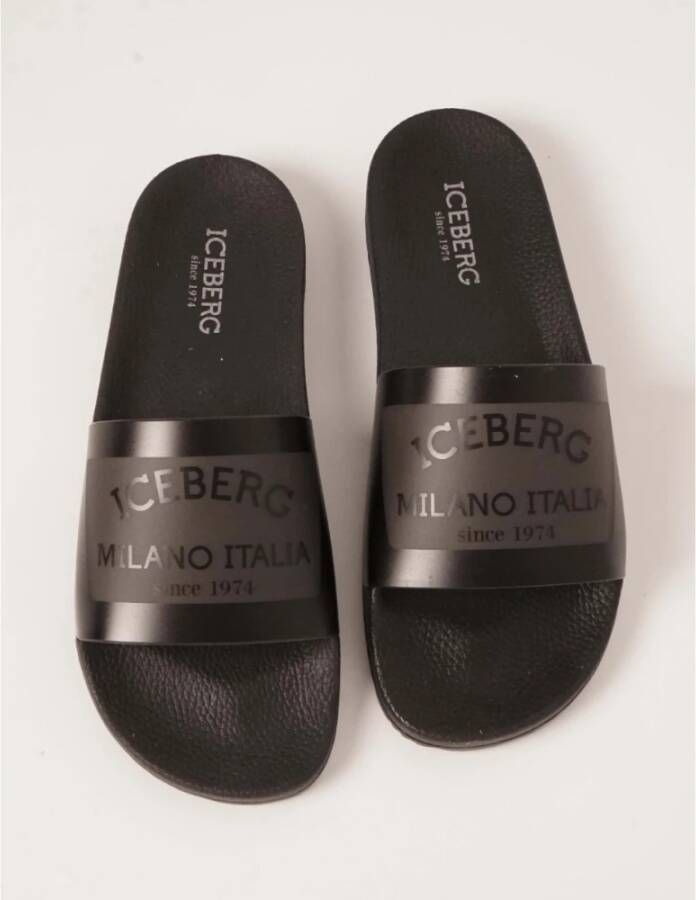 Iceberg Fume slippers zwart Black Heren