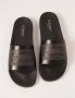 Dsquared2 Pool Slides Forever Icon Print Zwart Heren - Thumbnail 10