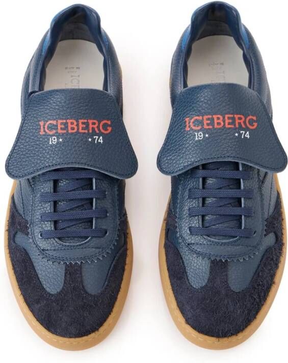 Iceberg Retro-stijl multicolor sneakers met een "California"-constructie