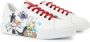 Iceberg Retro Tennis Sneakers met Cartoon Graphics White Heren - Thumbnail 2