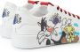 Iceberg Retro Tennis Sneakers met Cartoon Graphics White Heren - Thumbnail 4