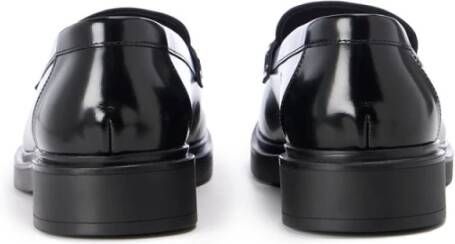 Iceberg Verfijnde leren loafers met chunky zool Black Heren
