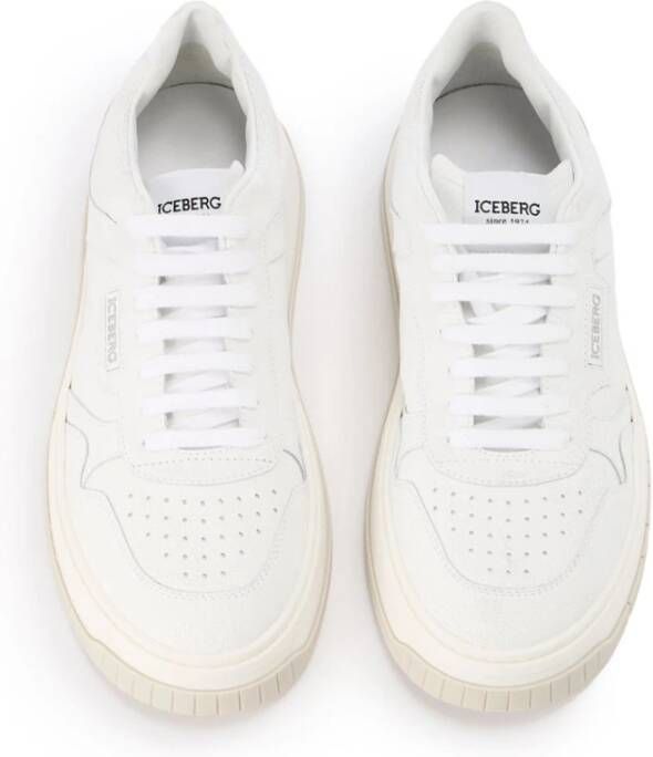 Iceberg Oversized sneakers geïnspireerd op vintage skaterstijl White Heren