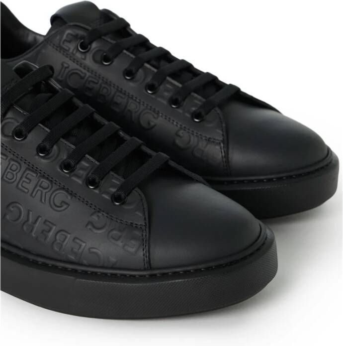 Iceberg Ultra lichte zwarte sneakers Black Heren